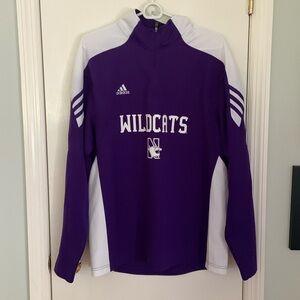 Adidas Illinois Northwestern University Wildcats climalite Pullover